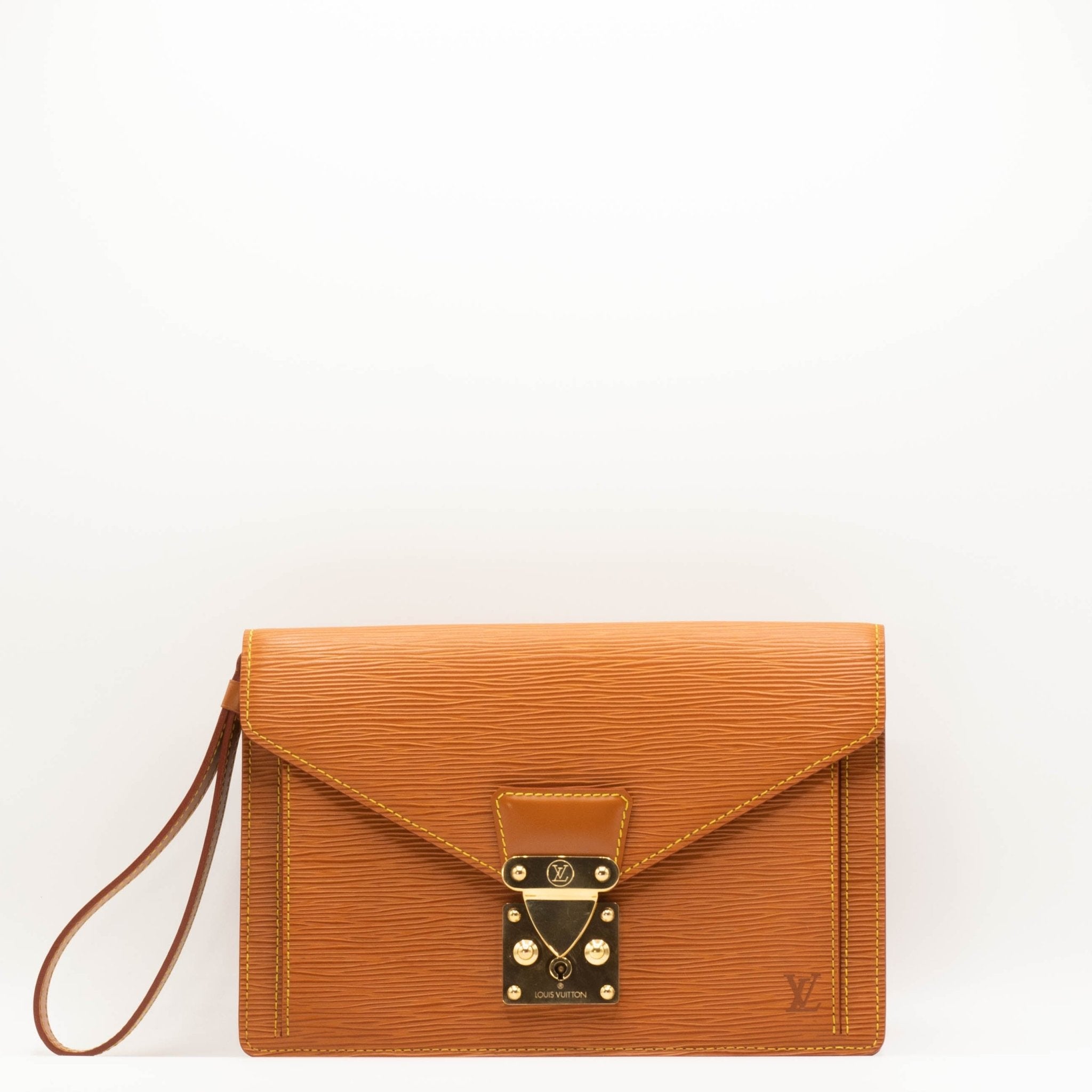 Louis Vuitton, Bags, Vintage Lv Epi Envelope Clutch