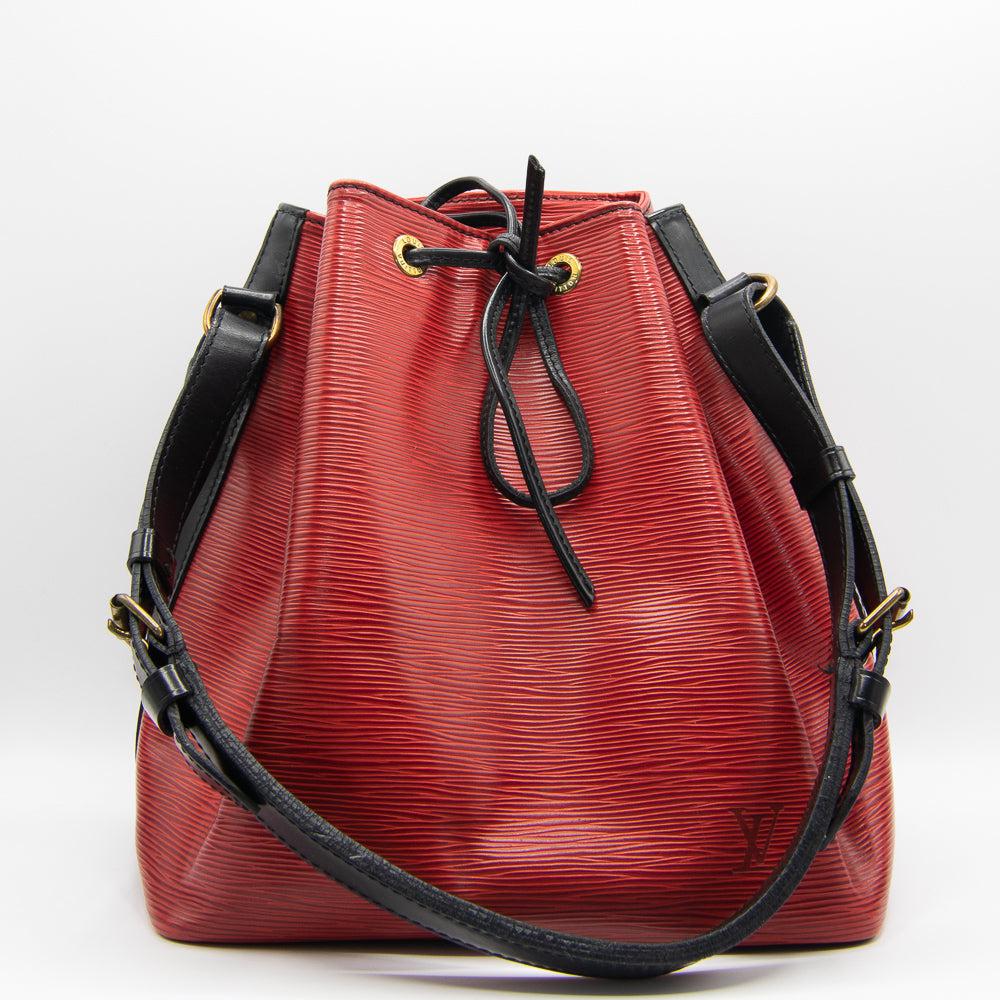 Louis Vuitton Noé Cuir Epi noir et rouge M44172 - Tabita Bags – Tabita Bags  with Love