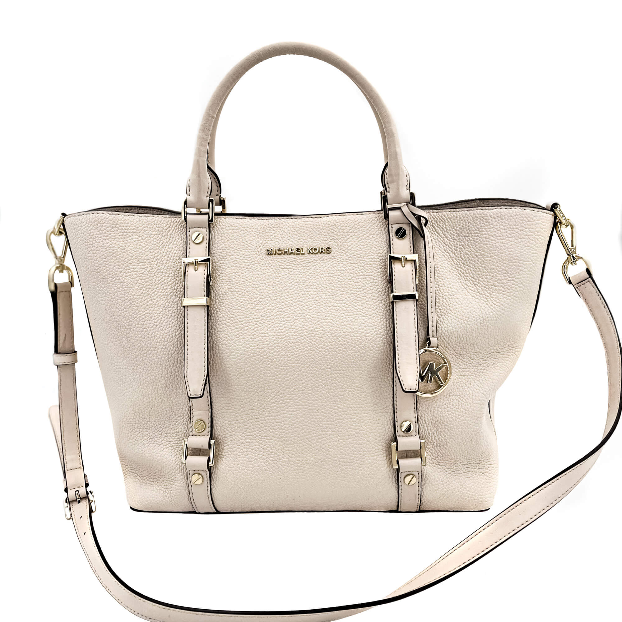 Michael Kors Bedford Legacy Leather Tote Off-White Large - Tabita Bags –  Tabita Bags with Love