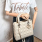 Lady Dior Medium Cannage Leder Beige Tasche