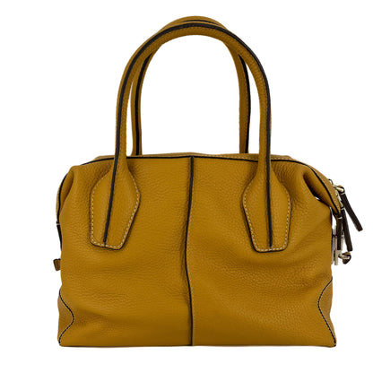 Borsa a tracolla 3-Way in pelle giallo