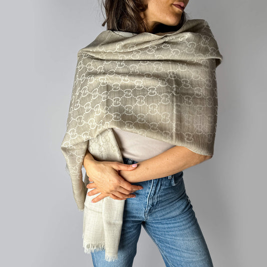 Foulard GG Supreme en ligne et coton