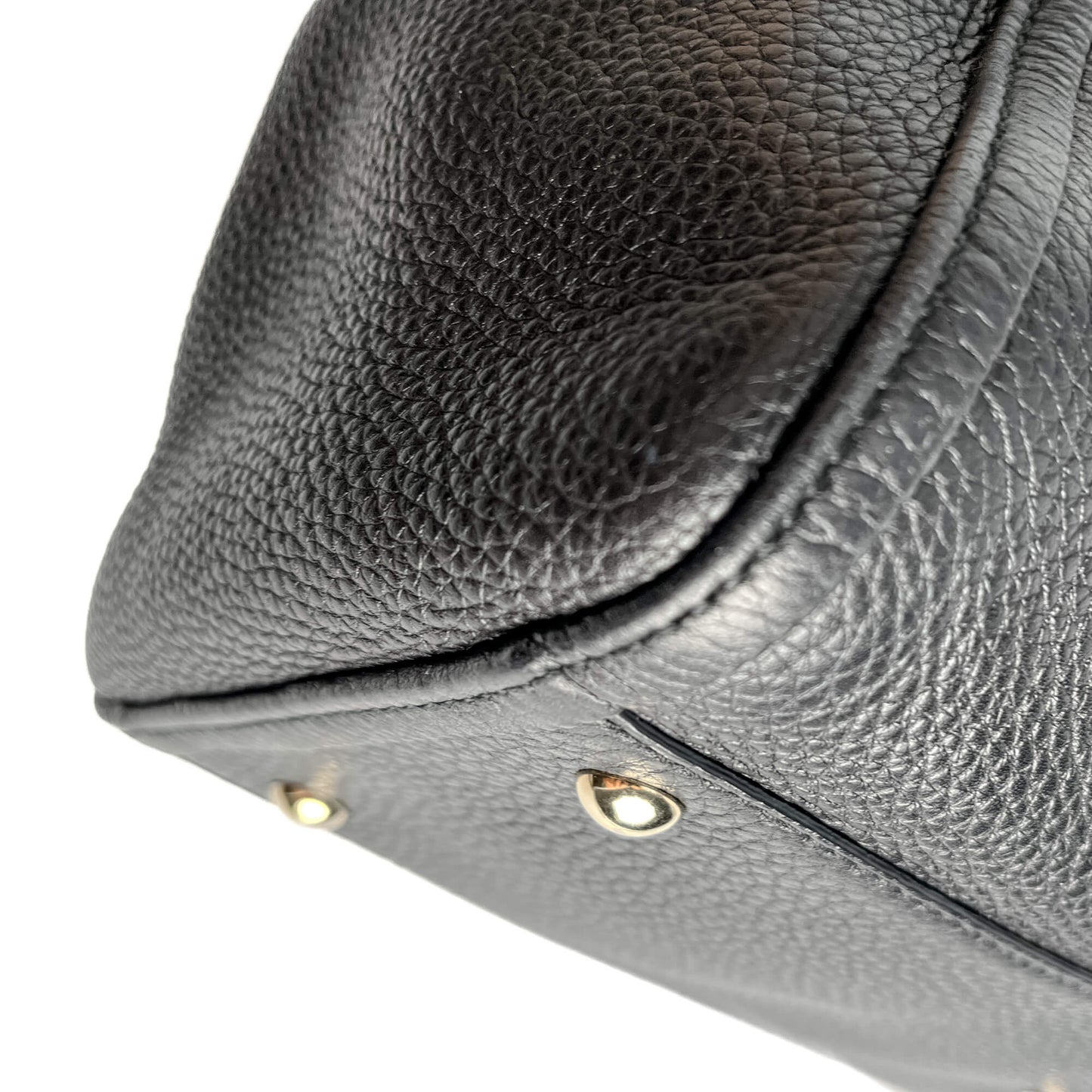 Soho Medium Leder Hobo Schultertasche Schwarz 