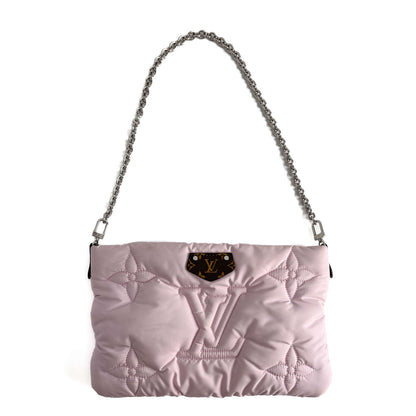 Maxi Multi Pochette Econyl Nylon Embossed Monogram Pouch Crossbody Bicolor