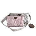 Maxi Multi Pochette Econyl Nylon Embossed Monogram Pouch Crossbody Bicolor