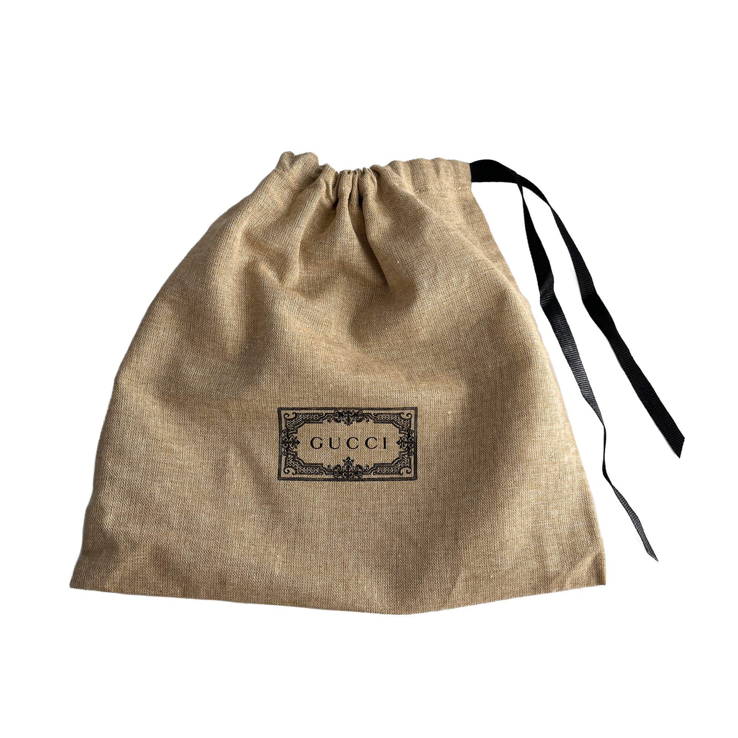 G Buckle Leather Thin Belt Black