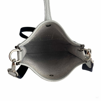 322604081 Hermes Evelyne 16 TPM Taurillon Clemence Leather Amazone Hobo Crossbody Bleu Pale (8)