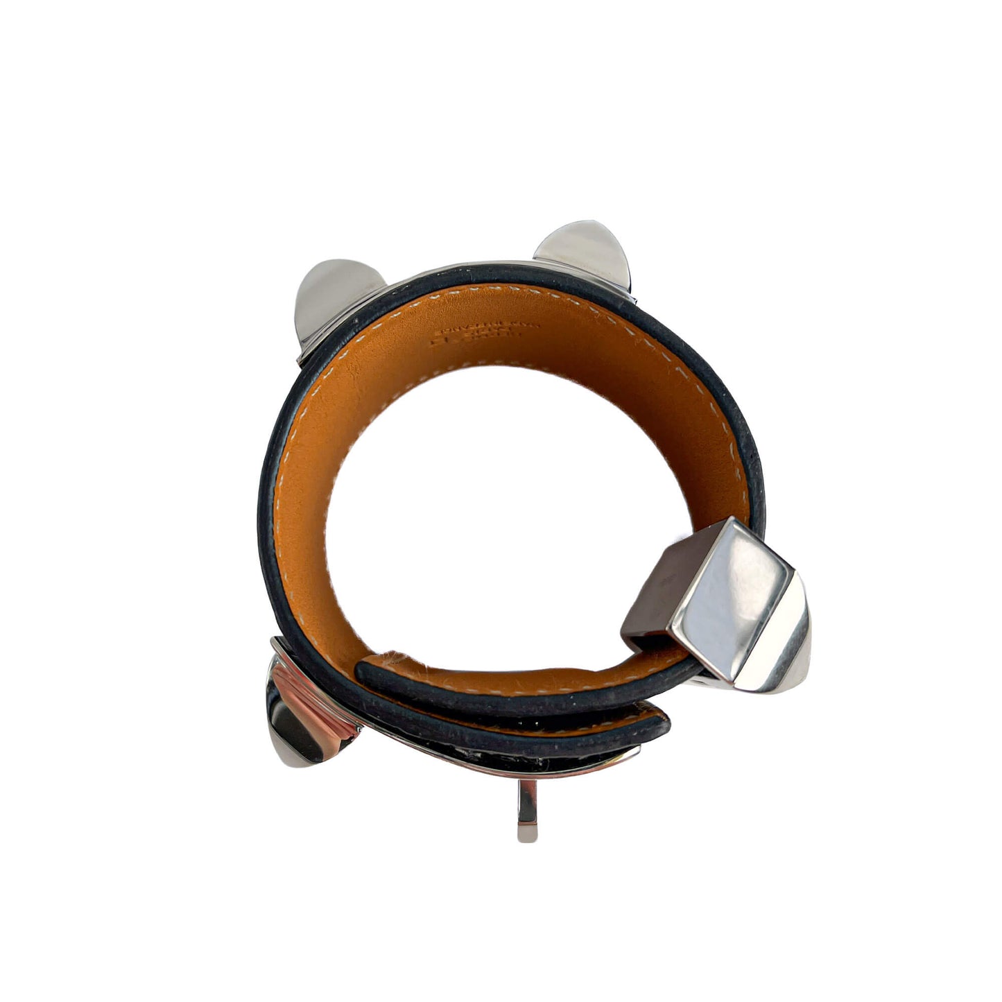 Collier de Chien Small Exotic Leather Bracelet S Black