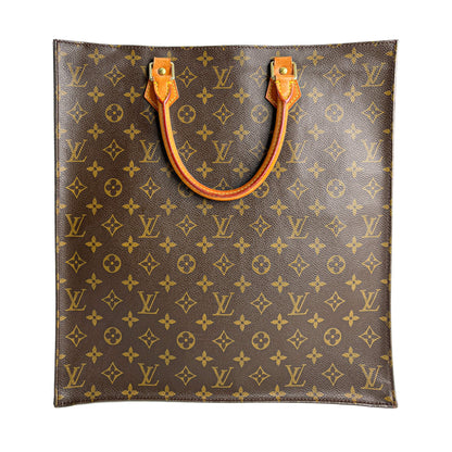 Sac Plat GM Canvas Tote Handbag Monogram