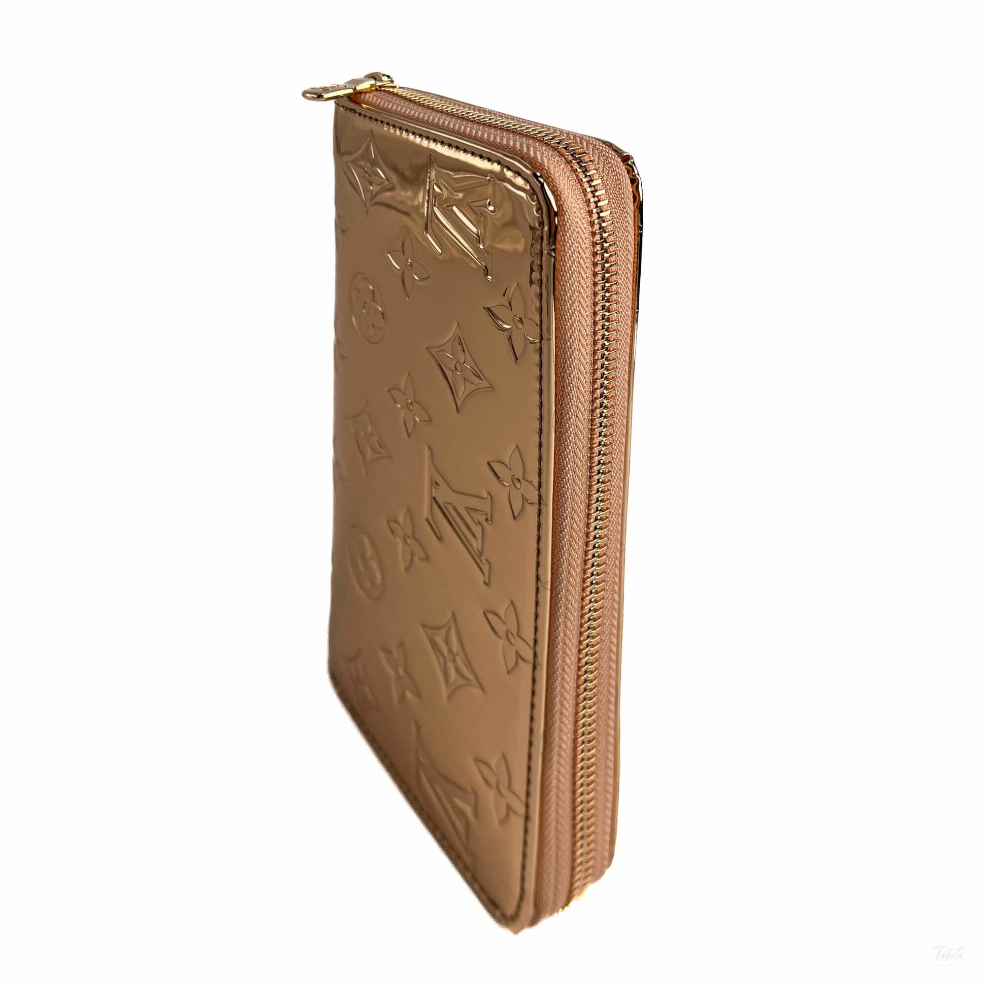 322605012 Louis Vuitton Sky Collection Canvas Mirror Long Zip Around Wallet Cooper (6)