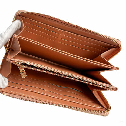322605012 Louis Vuitton Sky Collection Canvas Mirror Long Zip Around Wallet Cooper (9)