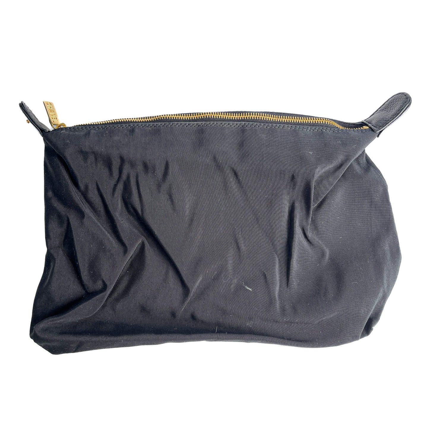 Executive Cerf Leather Tote Shoulder Bag Black