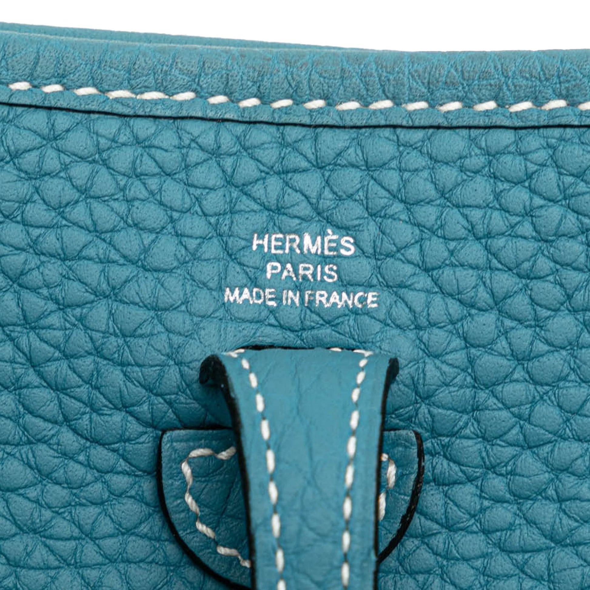 322605081 Hermès Clemence Evelyne III TPM Blue 5
