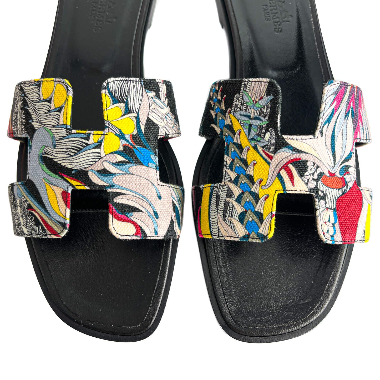 Sandali piatti Oasis 4 in Canvas Black 