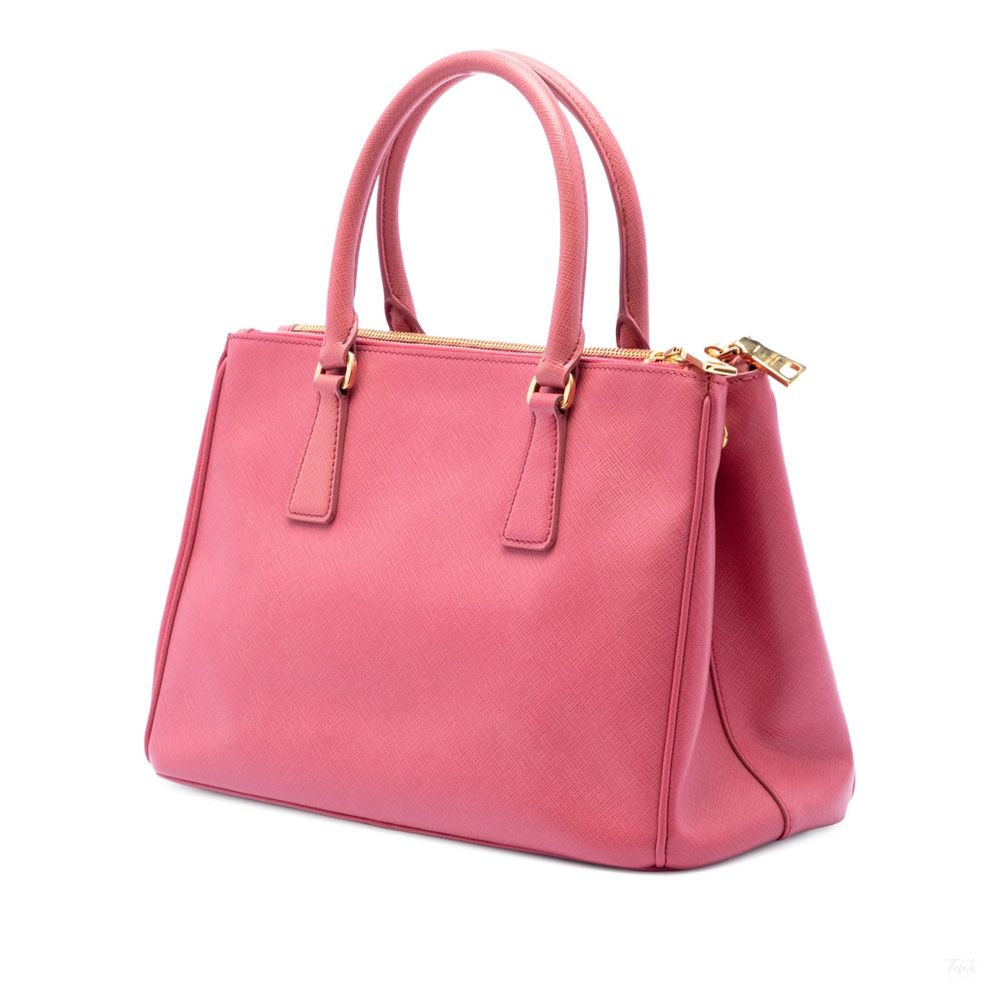 322605110 Prada Medium Saffiano Lux Galleria Double Zip Tote Pink 2