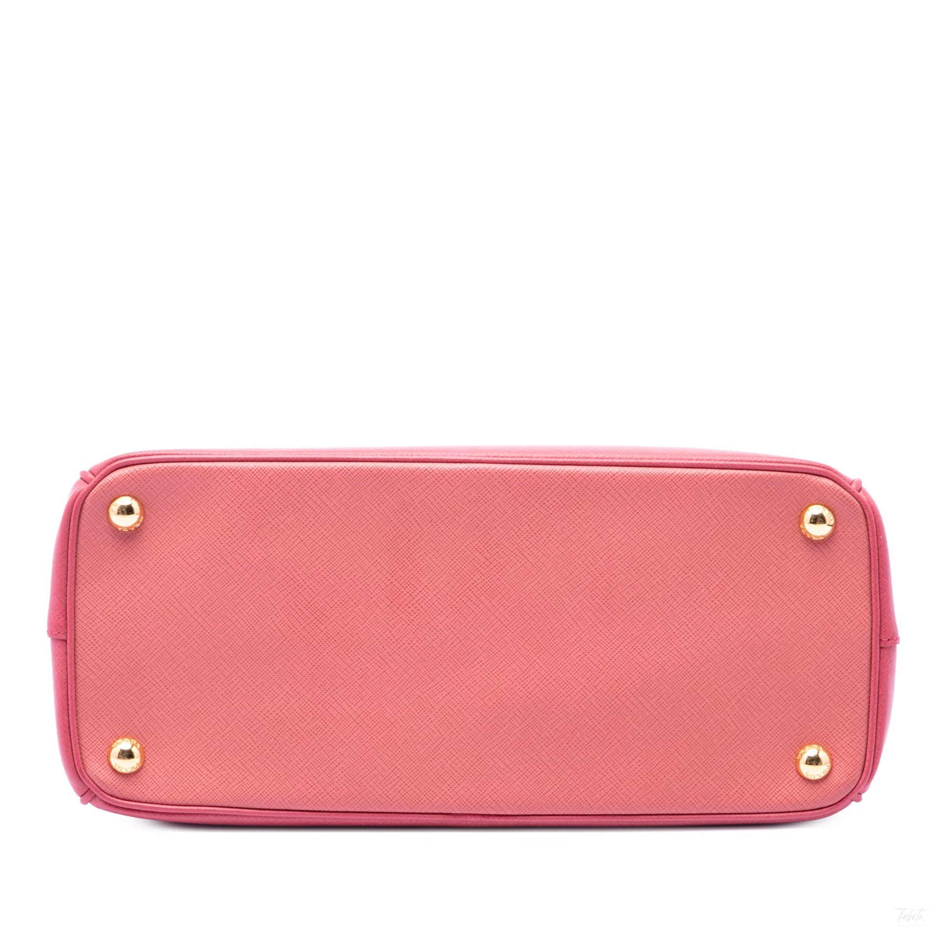 322605110 Prada Medium Saffiano Lux Galleria Double Zip Tote Pink 3