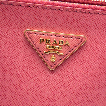 322605110 Prada Medium Saffiano Lux Galleria Double Zip Tote Pink 5