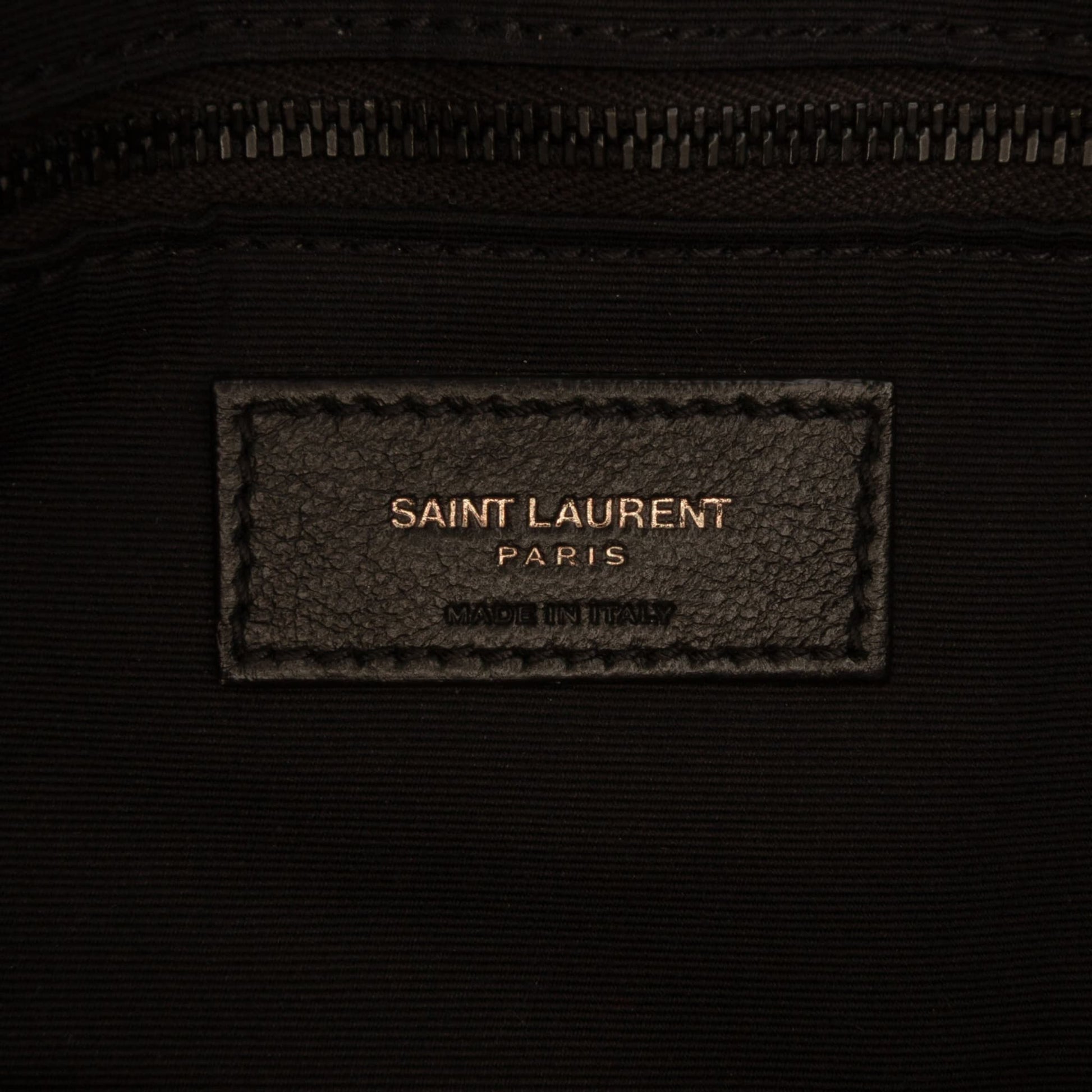 322606031 Saint Laurent Medium Matelasse Calfskin Monogram Monochrome LouLou Shoulder Bag Black 5