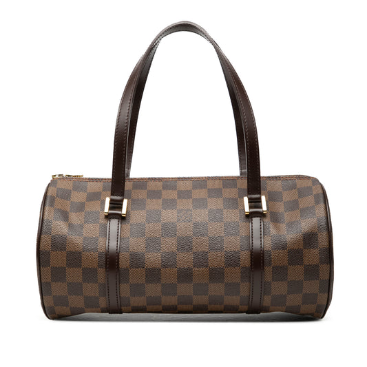 Papillon 30 Canvas Trunk Handbag Damier Ebene 