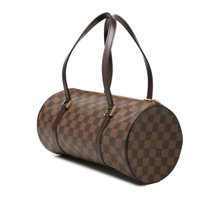 Papillon 30 Canvas Trunk Handbag Damier Ebene 