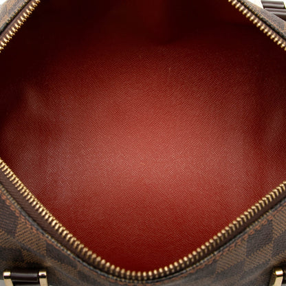Papillon 30 Canvas Trunk Handbag Damier Ebene 