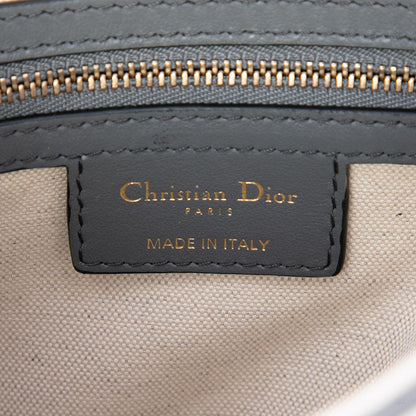 322606033 Dior Canvas Embroidered Reverse Toile De Jouy Saddle Bag Gray 5