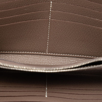322606035 Hermès Epsom Kelly Longue Wallet Brown 4