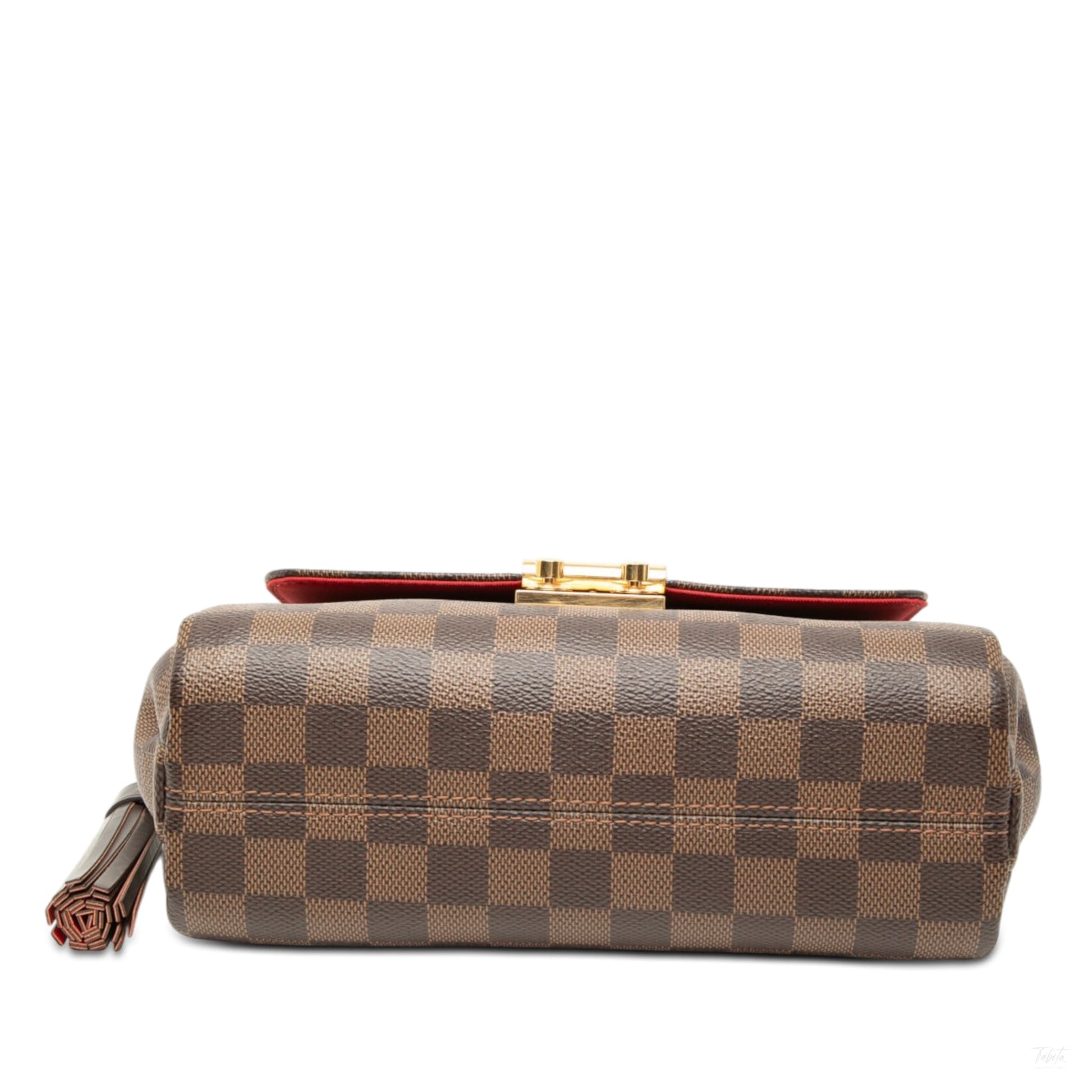 322606037 Louis Vuitton Damier Ebene Croisette Brown 3