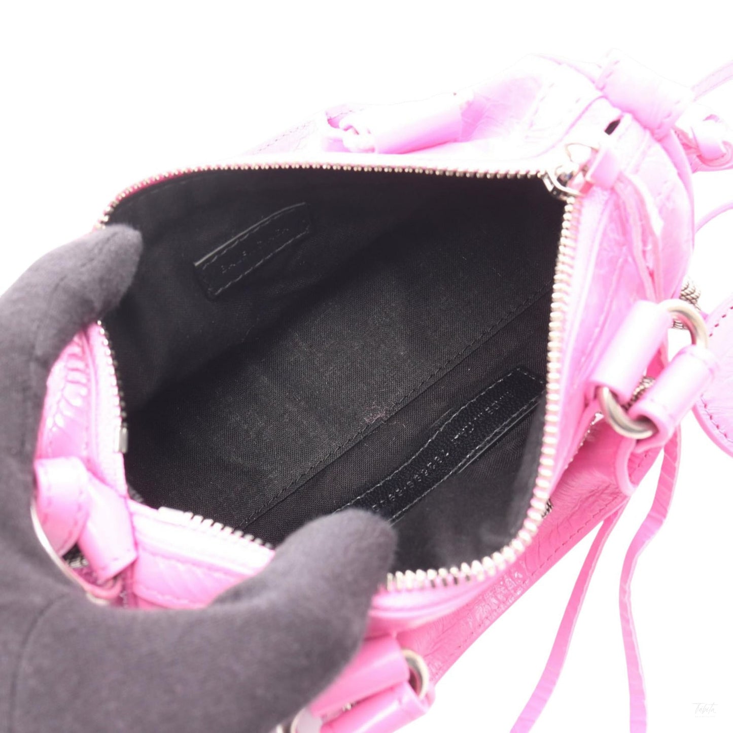 322606055 Balenciaga Lambskin Nano Le Cagole Satchel Pink 3