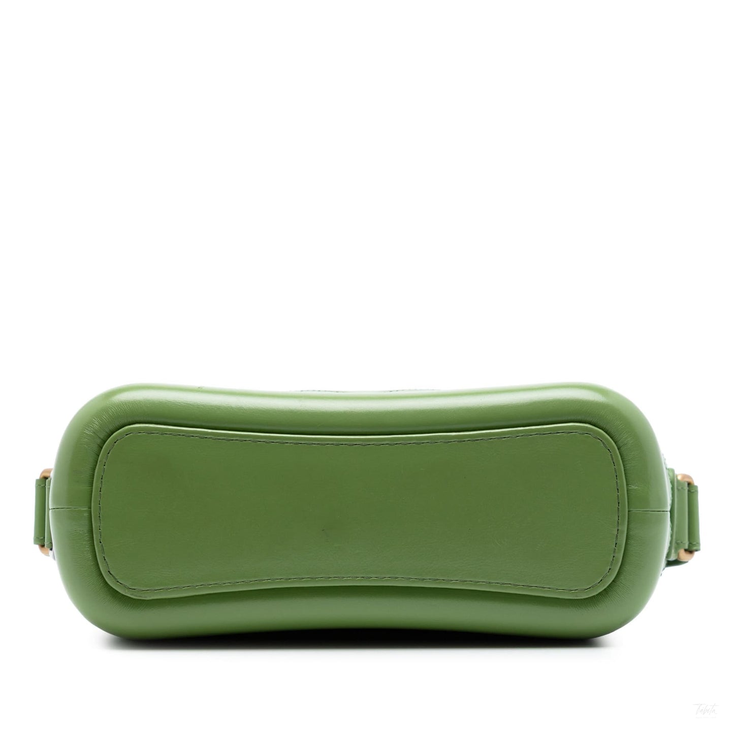 322606057 Chanel Small Quilted Aged Calfskin Gabrielle Hobo Green 3