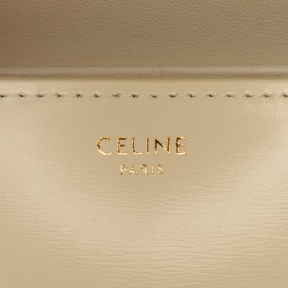 322606058 Celine Teen Shiny Calfskin Triomphe Crossbody Beige 5