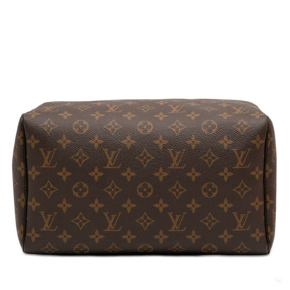 322606061 Louis Vuitton Monogram Speedy Soft 30 Dark Brown 3