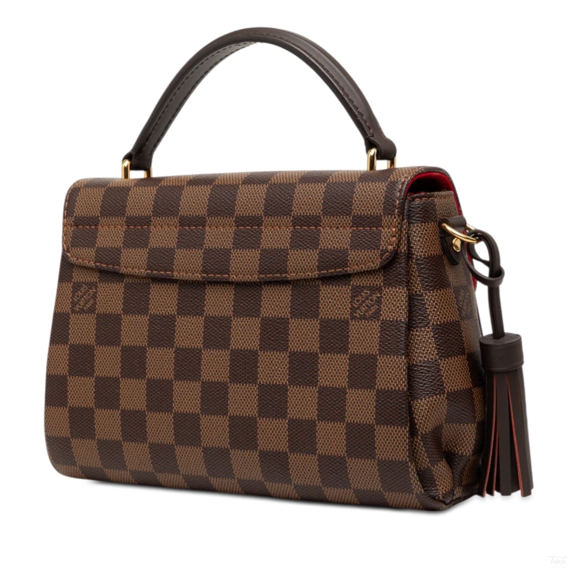322606064 Louis Vuitton Damier Ebene Croisette Brown 2