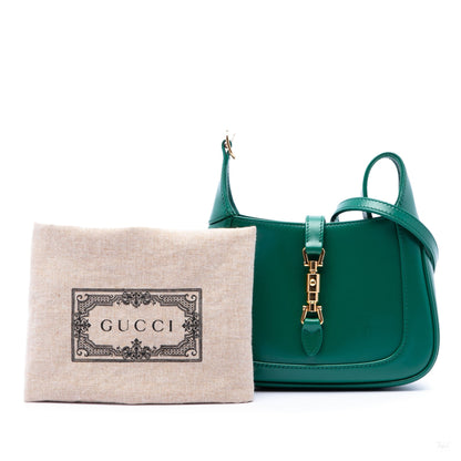 322606065 Gucci Mini Calfskin Jackie 1961 Crossbody Green 7