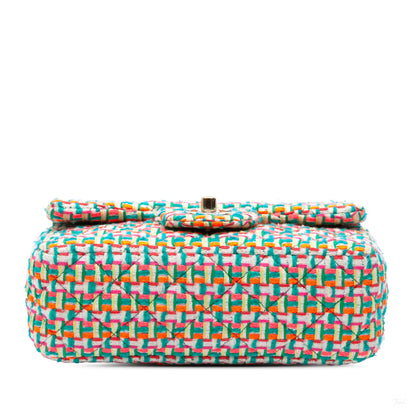 322606068 Chanel Mini Rectangular Classic Tweed Single Flap Multi 3