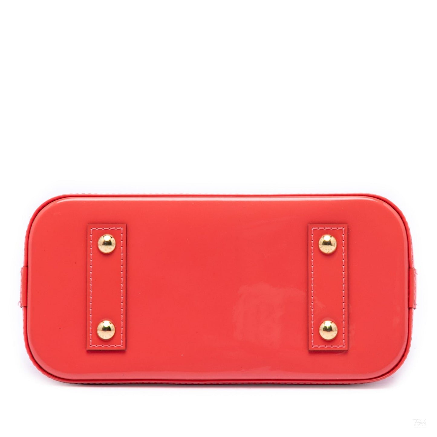 322606071 Louis Vuitton Monogram Vernis Alma BB Orange 3