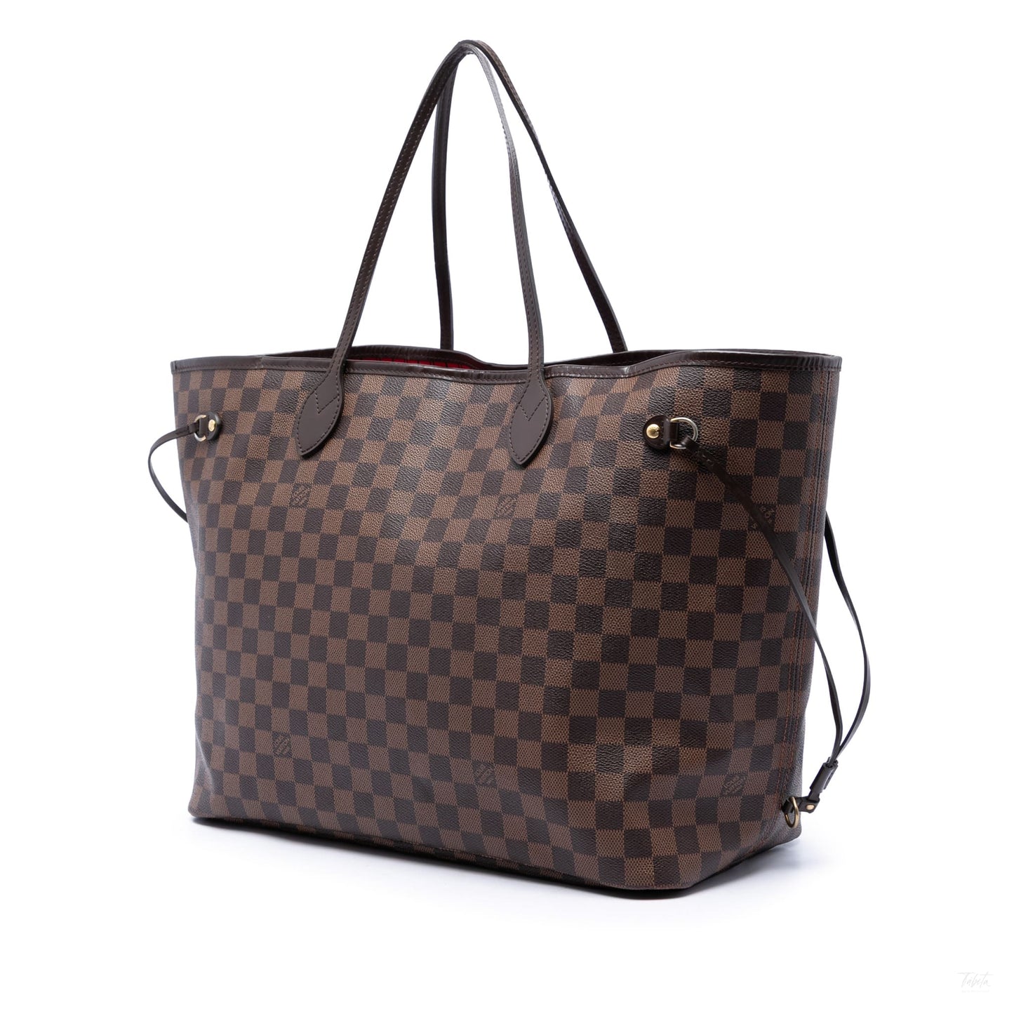 322606072 Louis Vuitton Damier Ebene Neverfull GM Brown 2