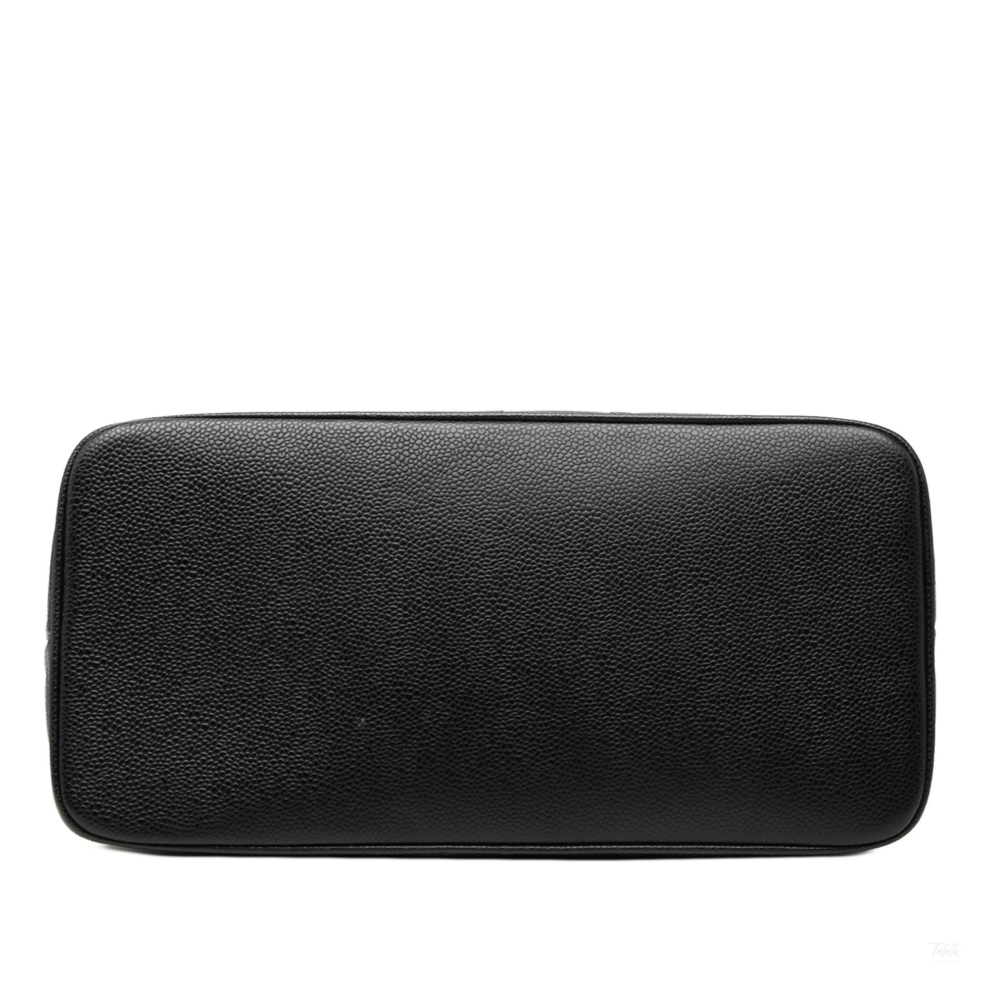 322606095 Chanel Caviar Medallion Tote Black 3