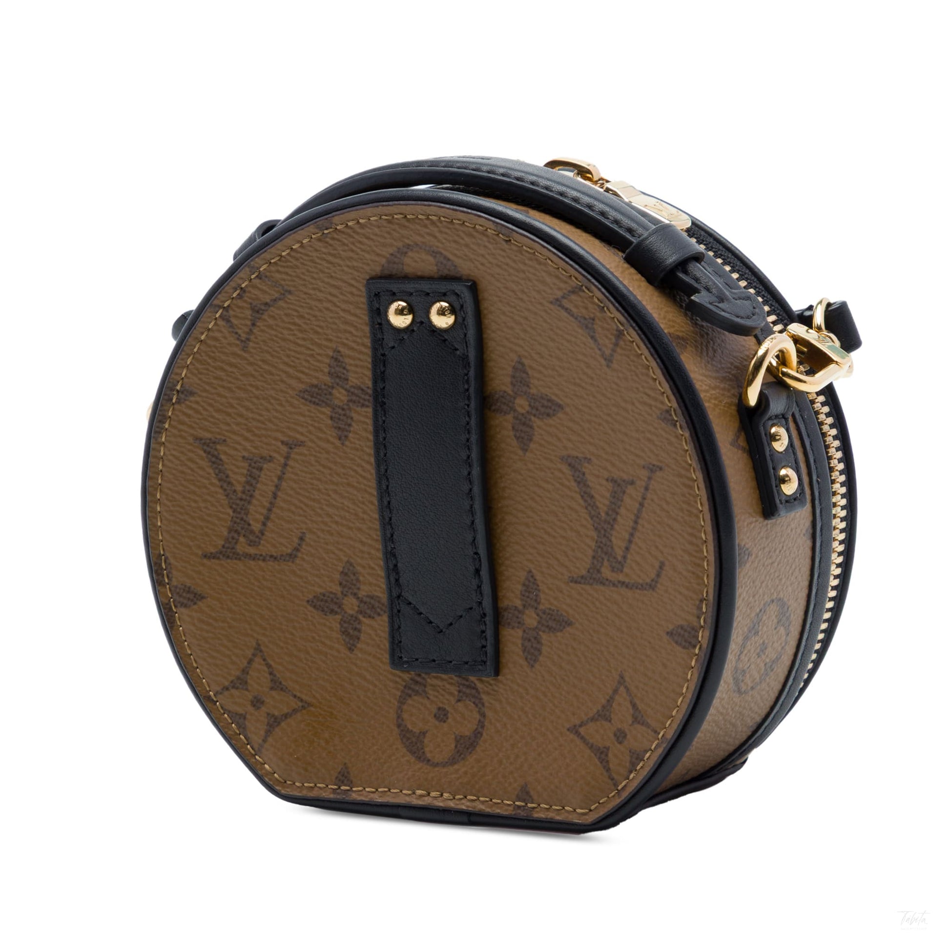 322606096 Louis Vuitton Monogram Reverse Mini Boite Chapeau Brown 2