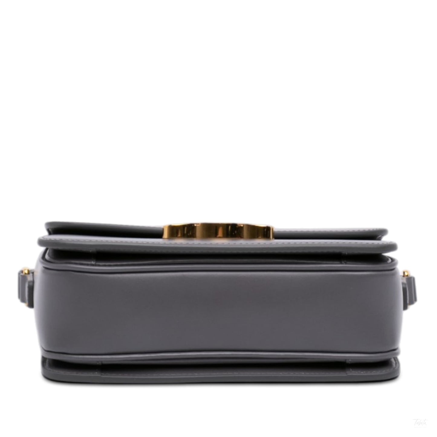 322606097 Celine Teen Shiny Calfskin Triomphe Crossbody Gray 3