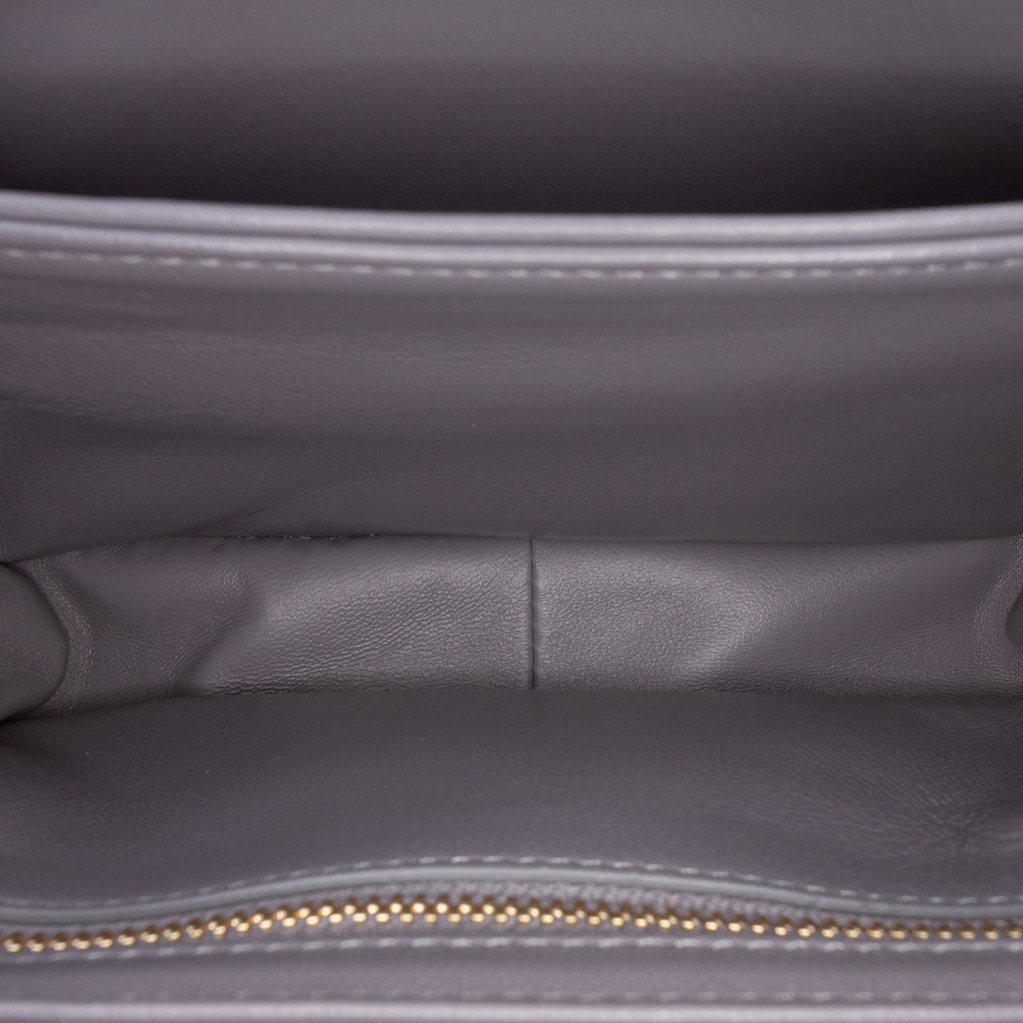 322606097 Celine Teen Shiny Calfskin Triomphe Crossbody Gray 4