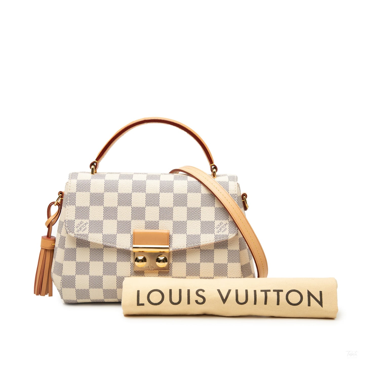 322606098 Louis Vuitton Damier Azur Croisette White 7