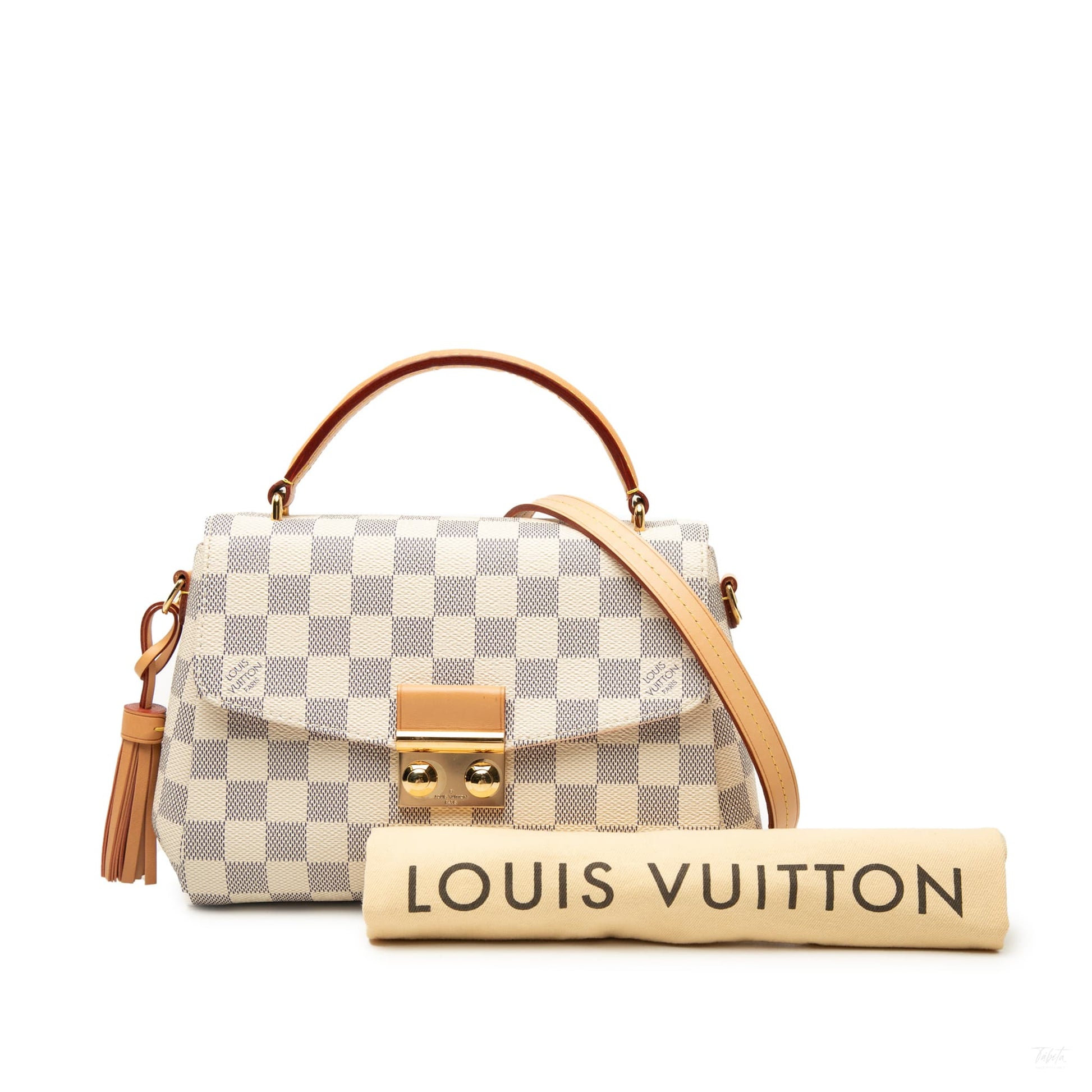 322606098 Louis Vuitton Damier Azur Croisette White 7