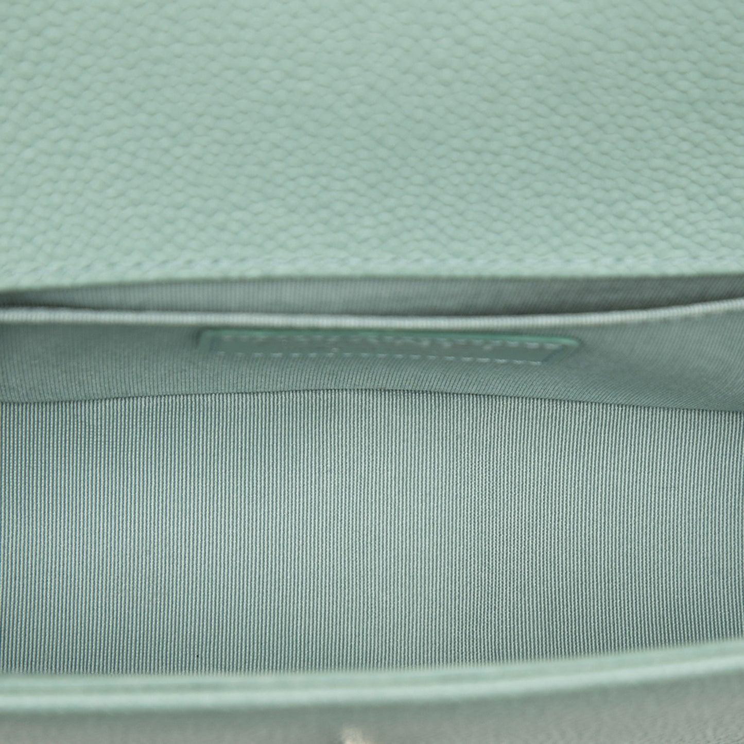Boy Small Caviar Leather Chevron Flap Shoulder Bag Green