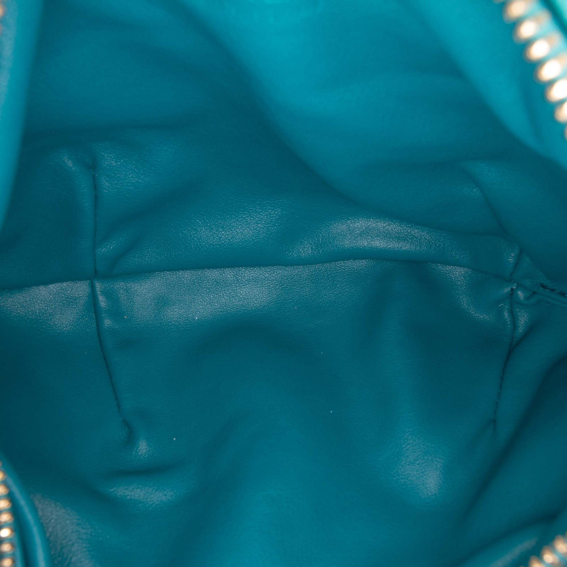 322606114 Jodie Mini Intrecciato Leather Hobo Handbag Blue 4