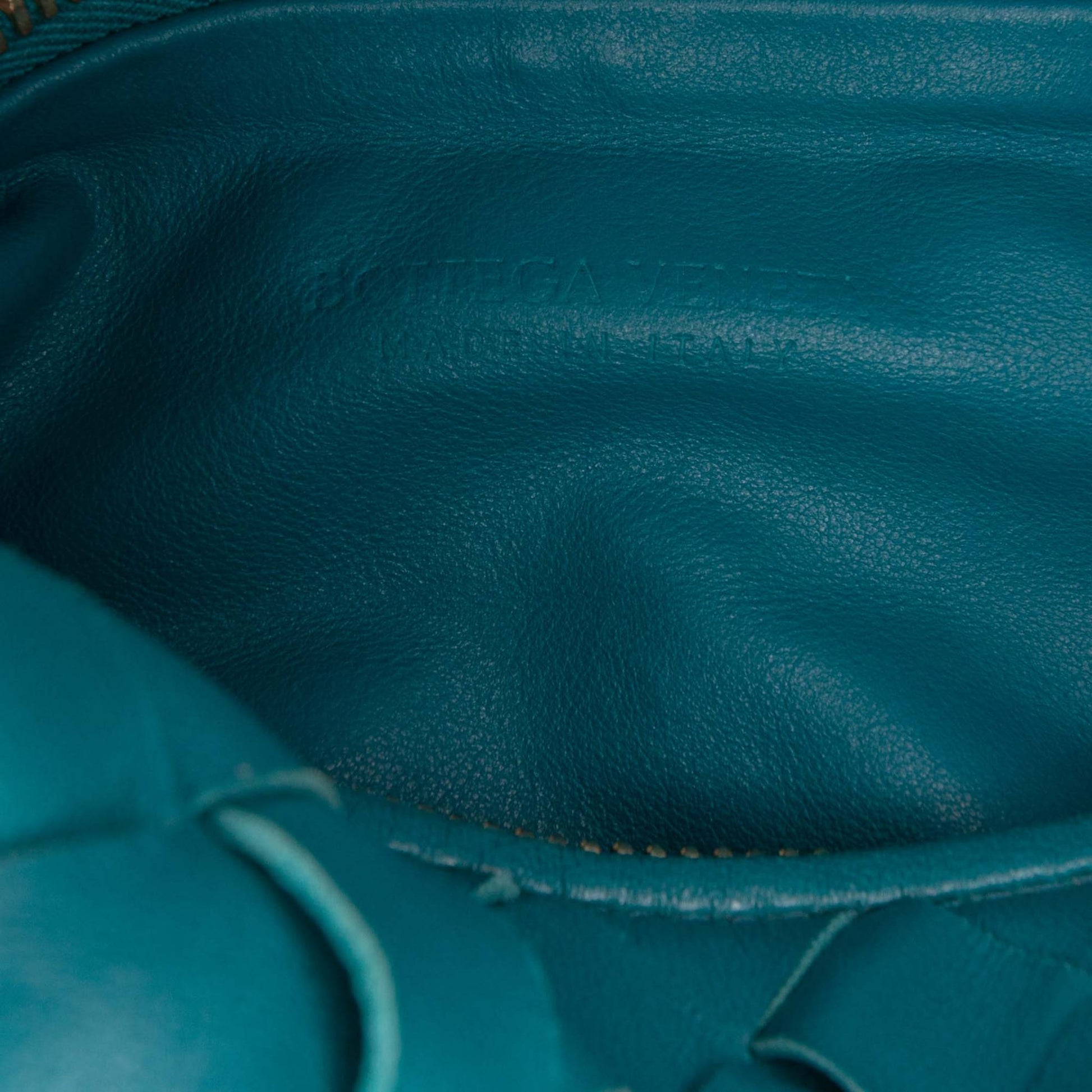 322606114 Jodie Mini Intrecciato Leather Hobo Handbag Blue 5