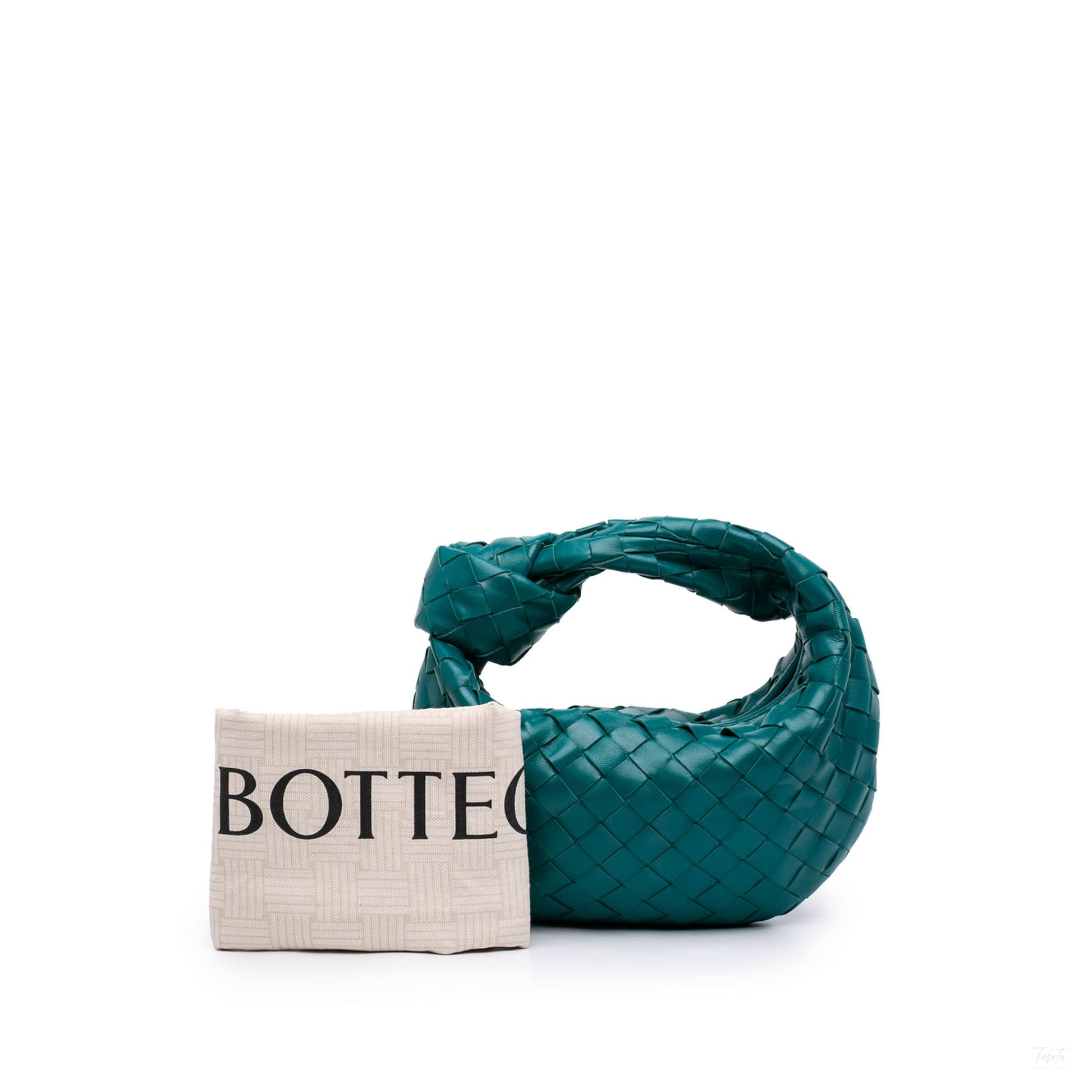 322606114 Jodie Mini Intrecciato Leather Hobo Handbag Blue 7