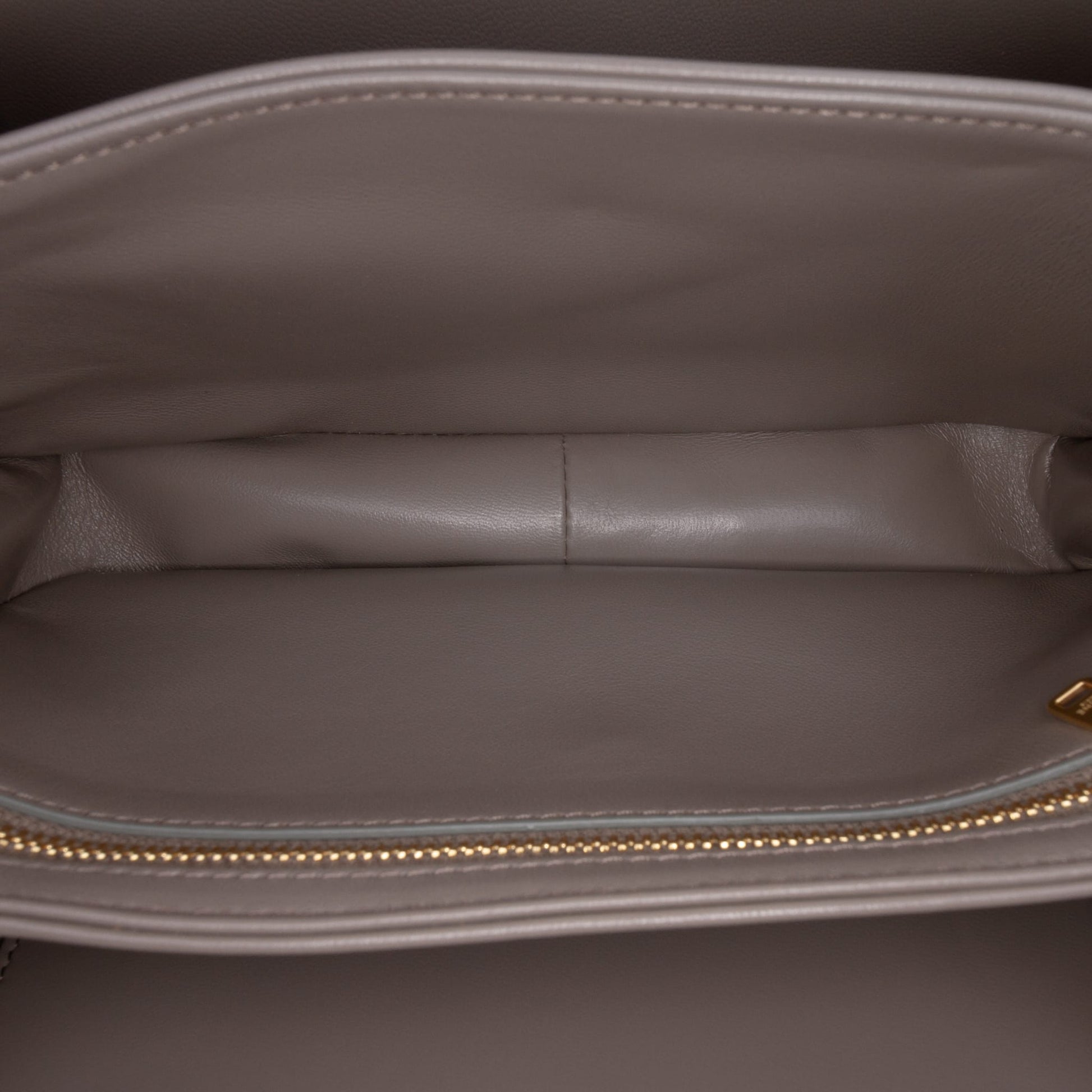 322606115 Triomphe Classique Shiny Calfskin Leather Flap Crossbody Brown 4