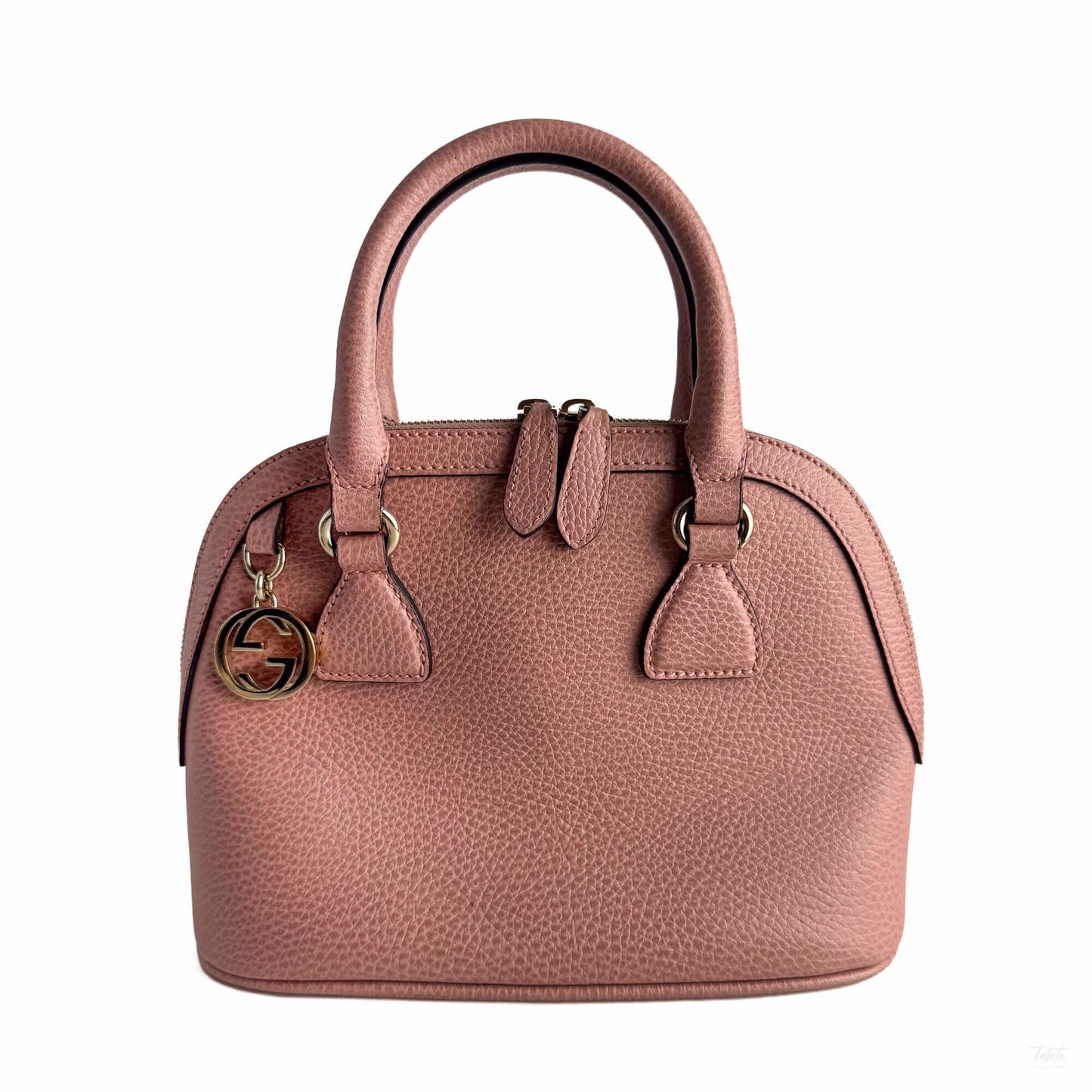 322606120 Gucci Dome Calf leather Leather Trunk Crossbody Pink (2)