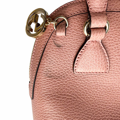 322606120 Gucci Dome Calf leather Leather Trunk Crossbody Pink (8)